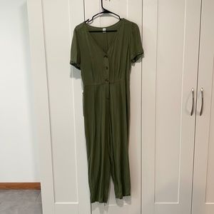 Olive green jumpsuit